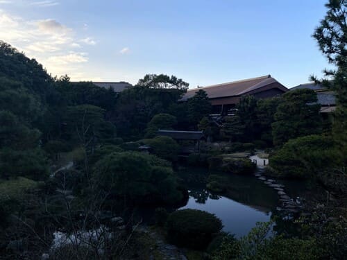 大丸別荘の庭園