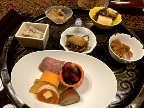 大丸別荘の夕食