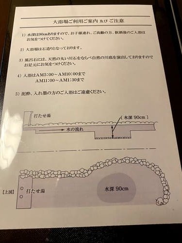 大丸別荘の大浴場