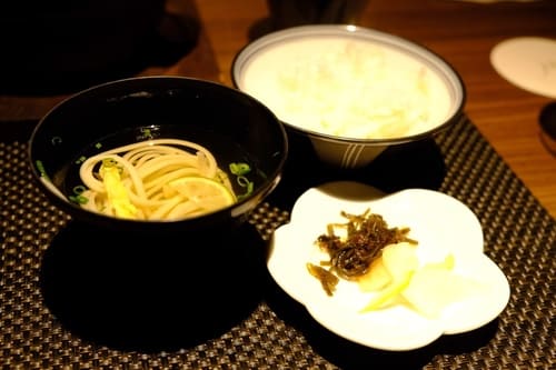 阿讃琴南の夕食