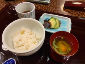 大丸別荘の夕食